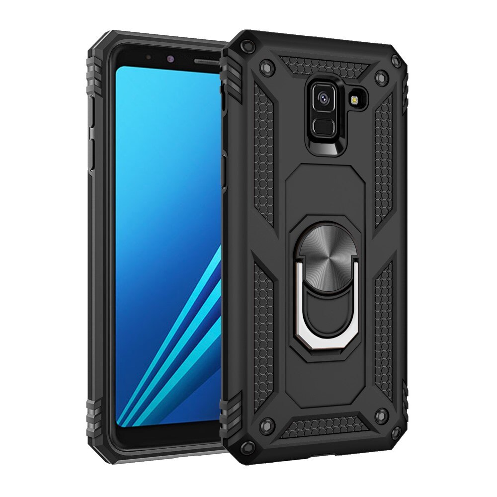 Funda híbrida Tech Ring Samsung Galaxy A8 2018 negro