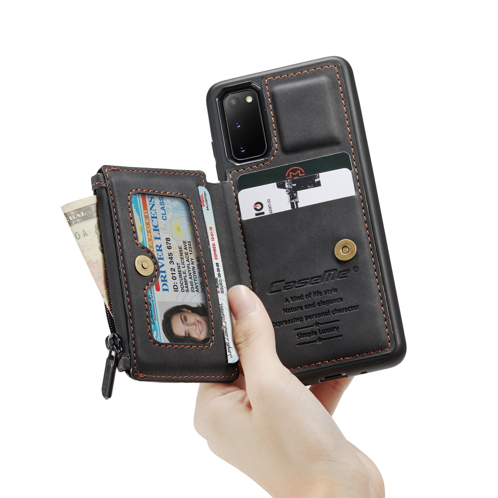 Funda Multi-Slot Samsung Galaxy S20 Negro