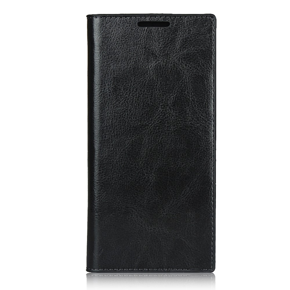 Funda cartera de cuero genuino Samsung Galaxy Note 20 Ultra negro