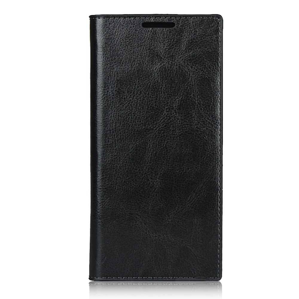 Funda cartera de cuero genuino Samsung Galaxy Note 20 Ultra Negro