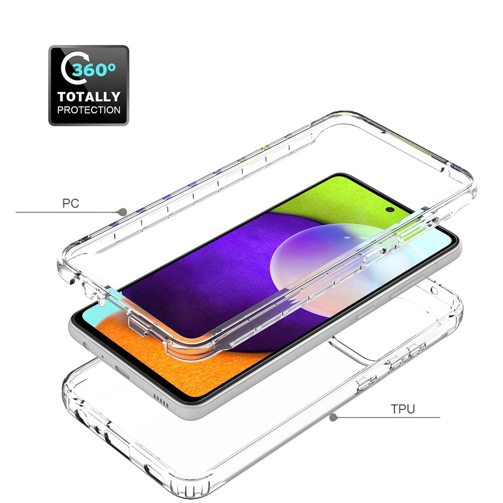 Funda con cobertura total Samsung Galaxy A52 5G Transparente