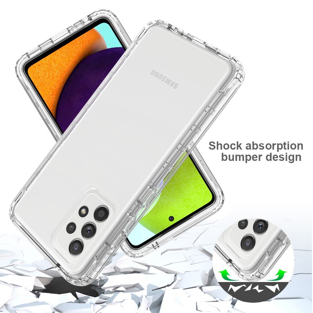 Funda con cobertura total Samsung Galaxy A52 5G Transparente