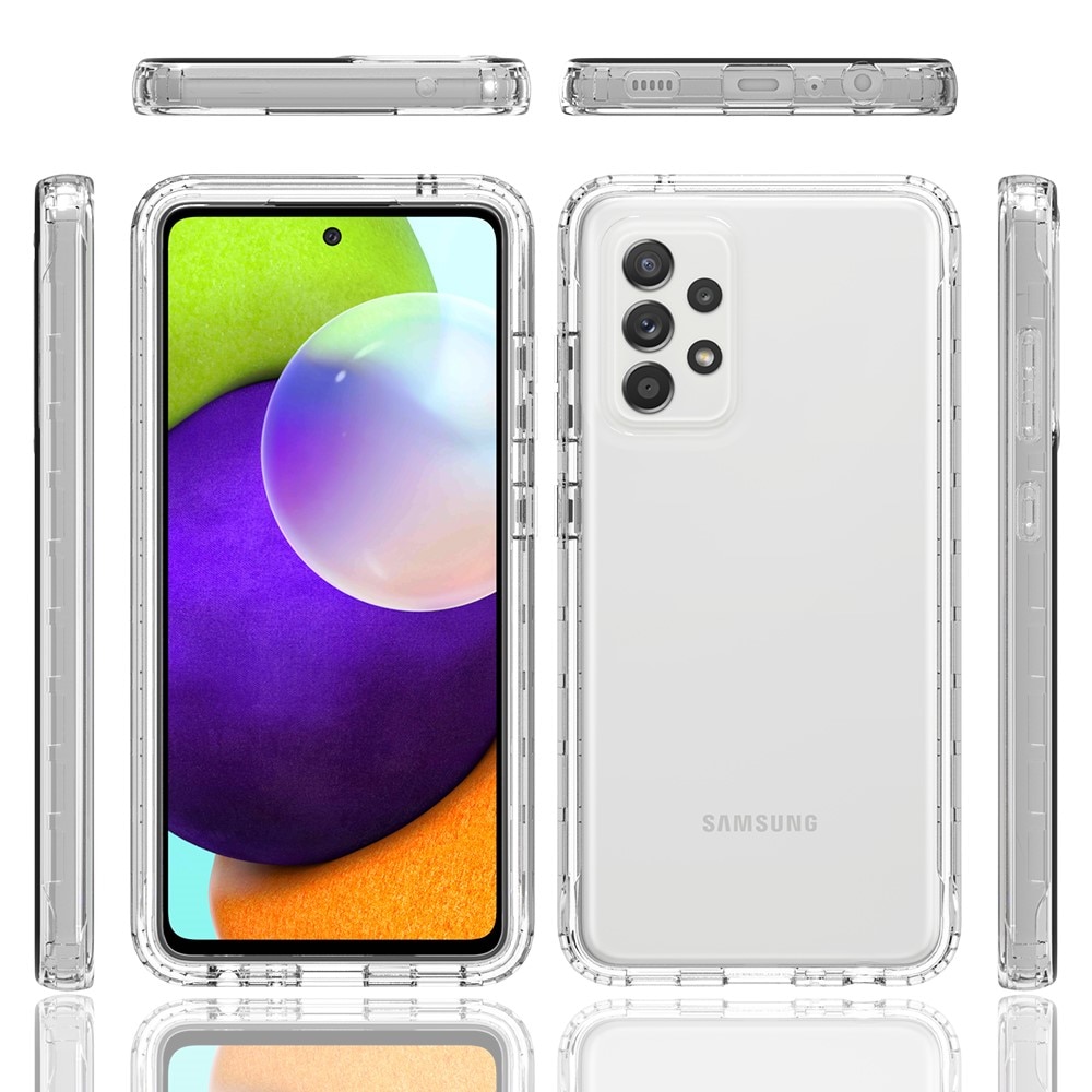 Funda con cobertura total Samsung Galaxy A52/A52s transparente