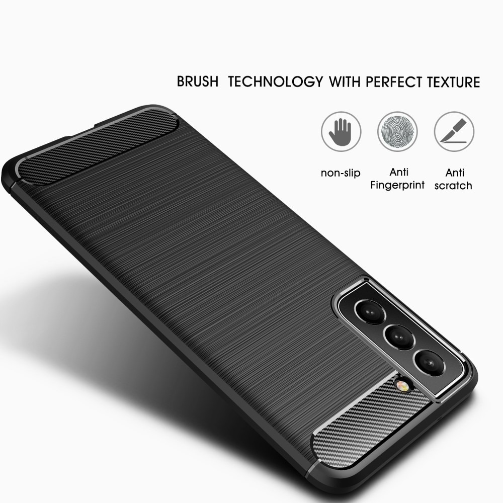 Funda Brushed TPU Case Samsung Galaxy S21 FE Black