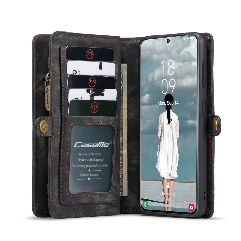 Cartera Multi-Slot Samsung Galaxy S21 FE Gris