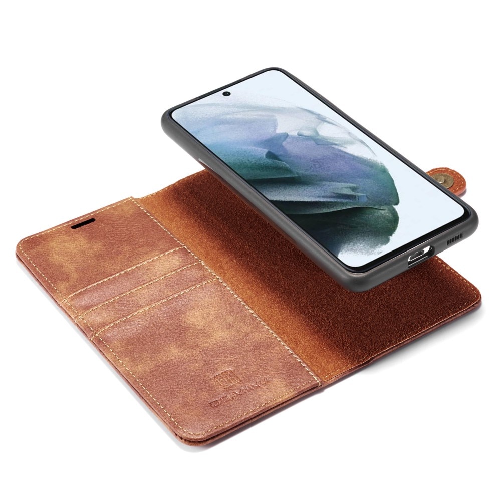Cartera Magnet Wallet Samsung Galaxy S21 FE Cognac
