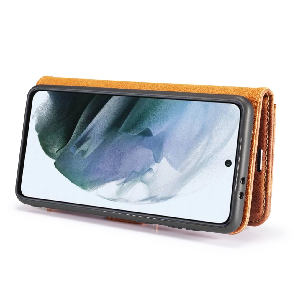 Cartera Magnet Wallet Samsung Galaxy S21 FE Coñac