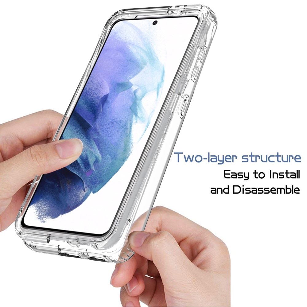 Funda con cobertura total Samsung Galaxy S21 Transparente