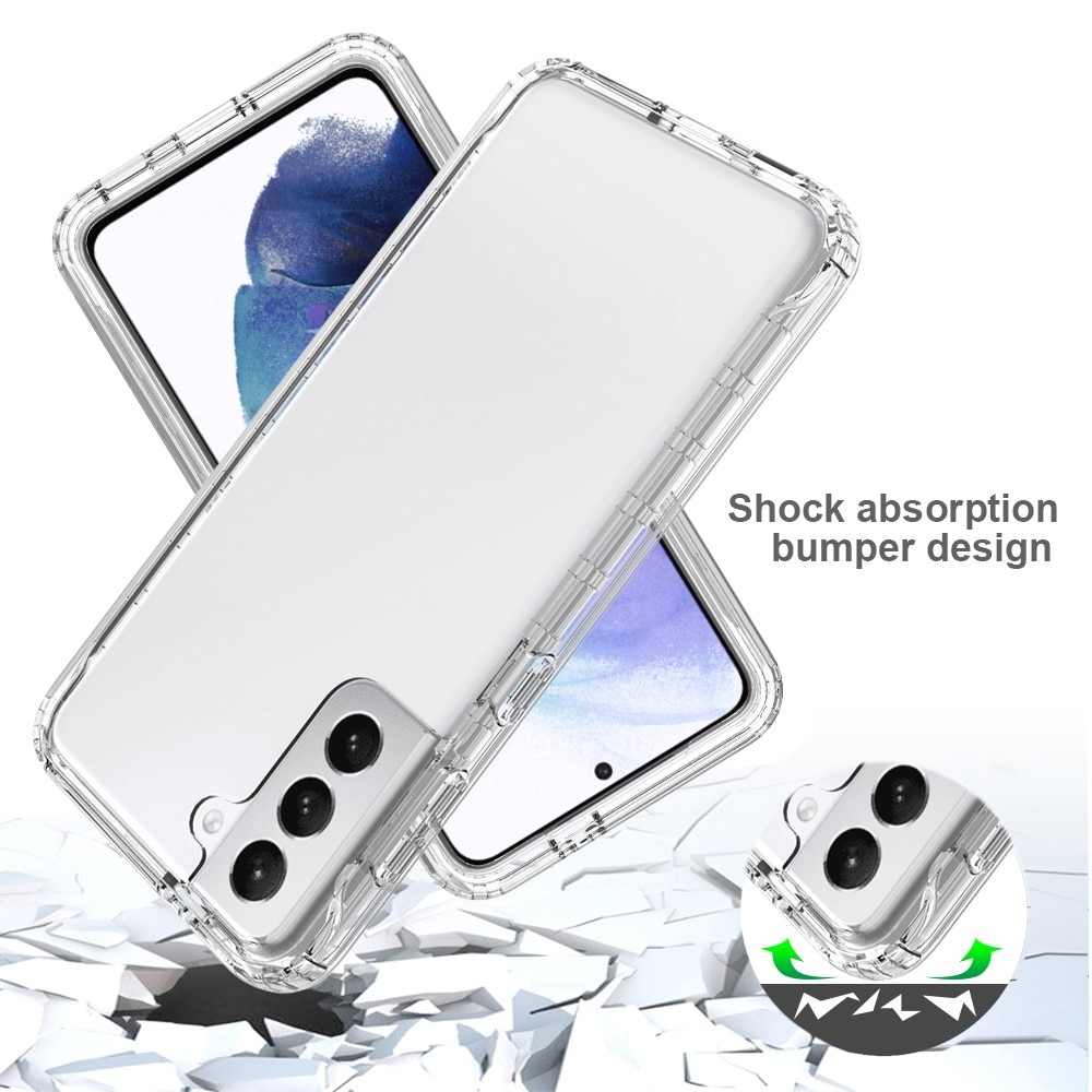 Funda con cobertura total Samsung Galaxy S21 Transparente