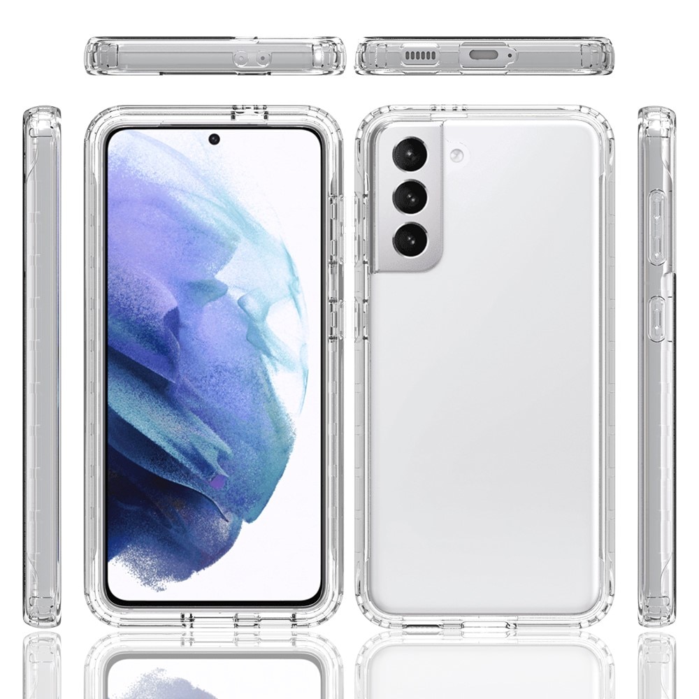 Funda con cobertura total Samsung Galaxy S21 Transparente