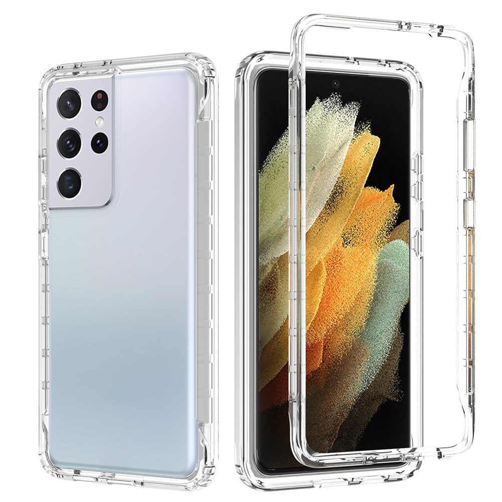Funda con cobertura total Samsung Galaxy S21 Ultra Transparente