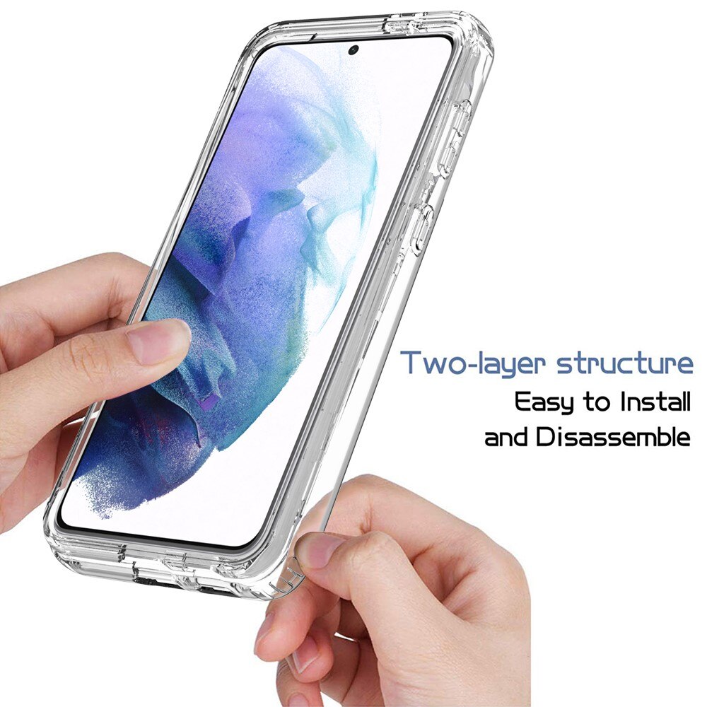 Funda con cobertura total Samsung Galaxy S21 Plus Transparente