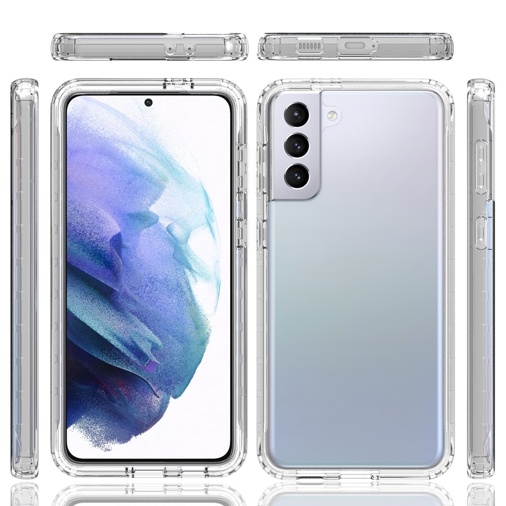 Funda con cobertura total Samsung Galaxy S21 Plus Transparente