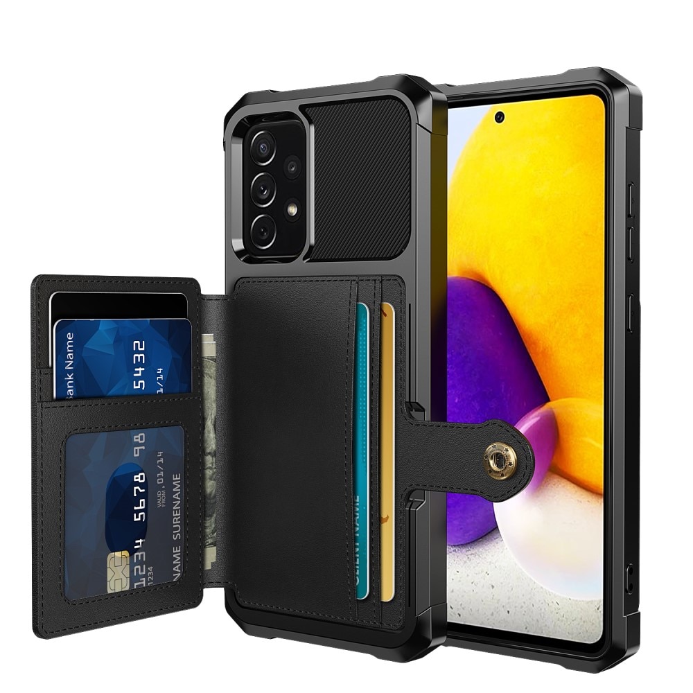 Funda con tarjetero Tough Multi-slot Samsung Galaxy A52 5G Negro