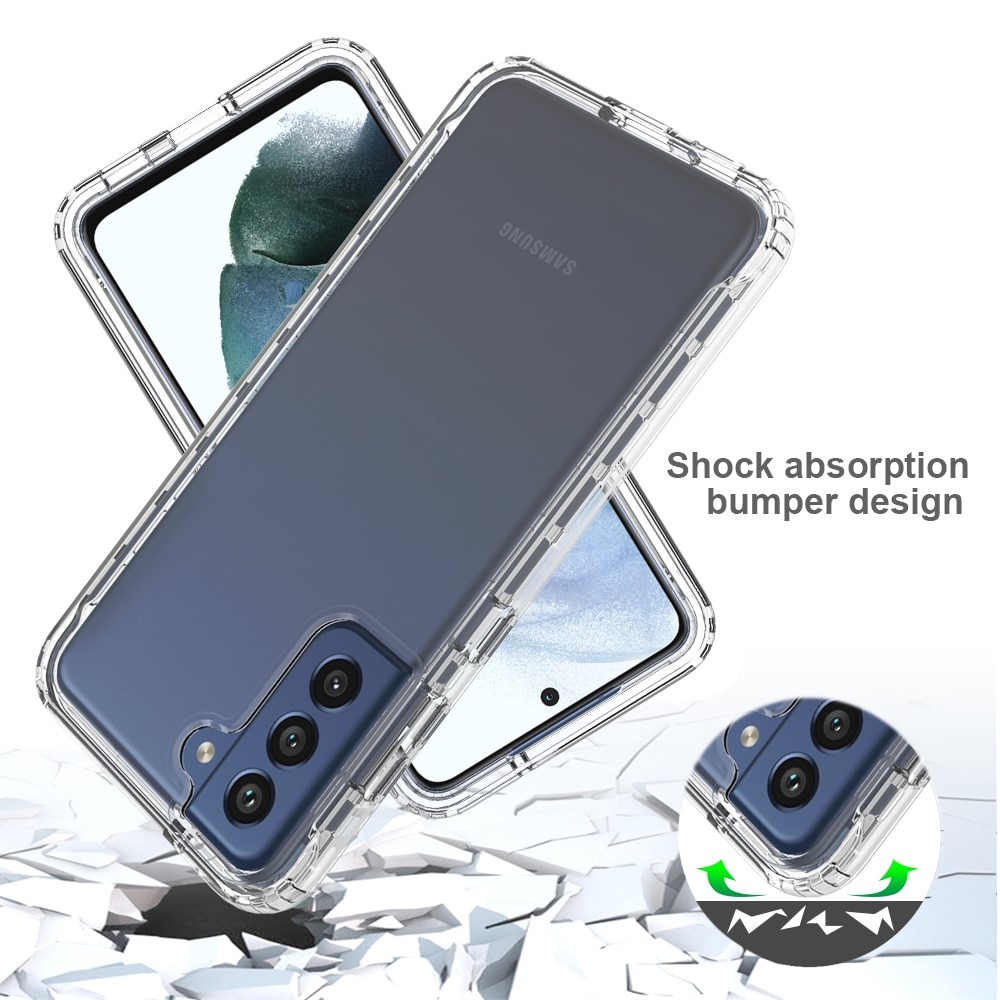 Funda con cobertura total Samsung Galaxy S21 FE Transparente