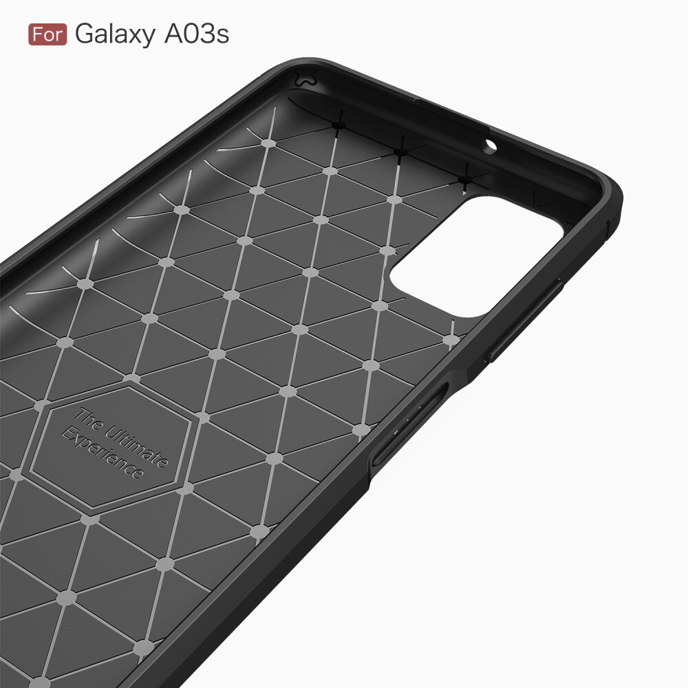 Funda Brushed TPU Case Samsung Galaxy A03s Black