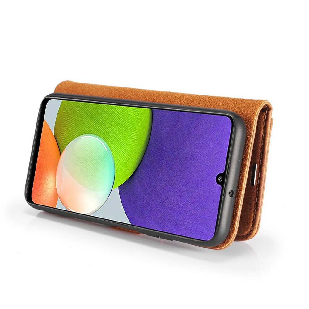Cartera Magnet Wallet Samsung Galaxy A22 4G Cognac