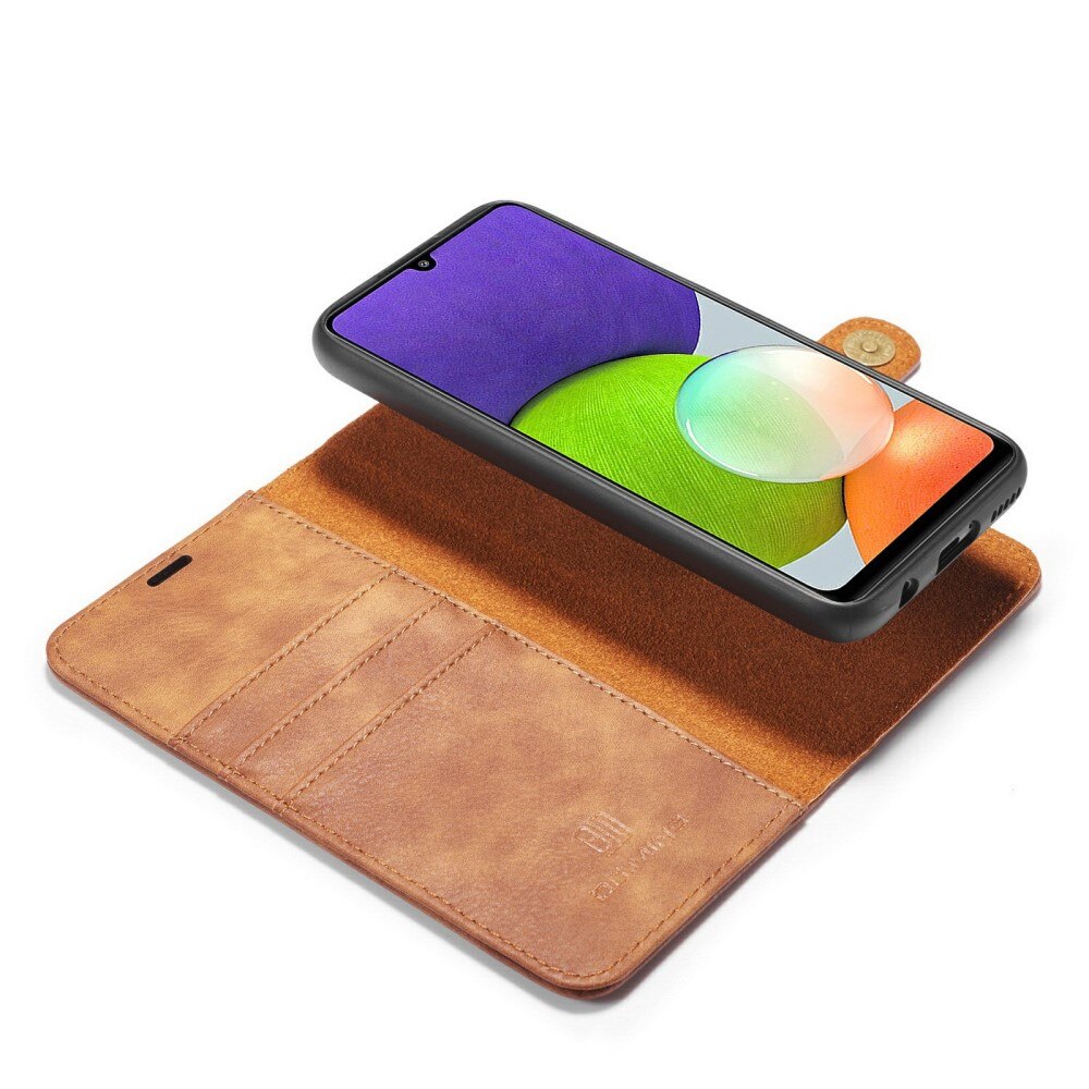 Cartera Magnet Wallet Samsung Galaxy A22 4G Cognac