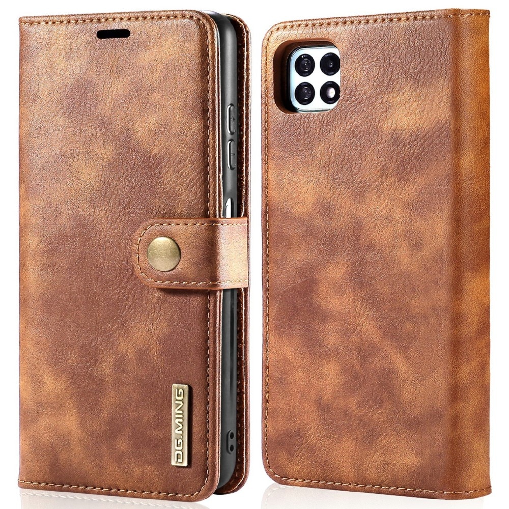 Cartera Magnet Wallet Samsung Galaxy A22 5G Cognac