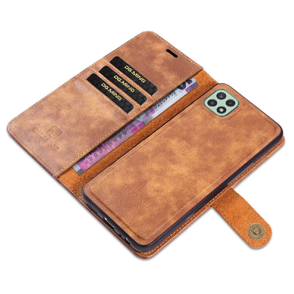 Cartera Magnet Wallet Samsung Galaxy A22 5G Cognac