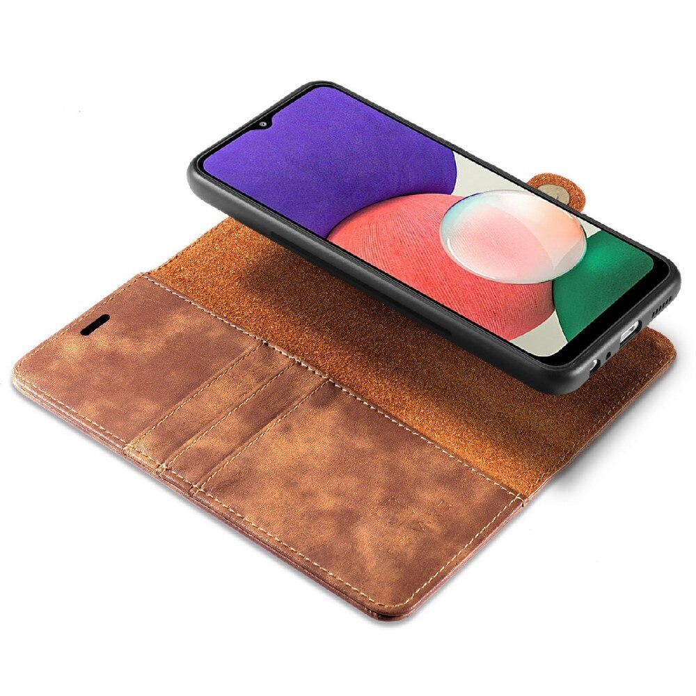 Cartera Magnet Wallet Samsung Galaxy A22 5G Cognac
