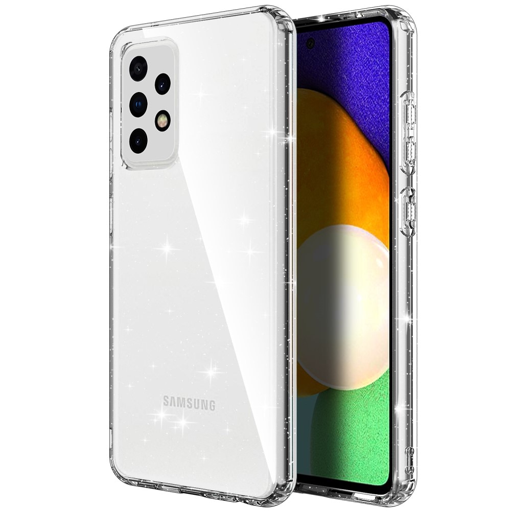 Glitter TPU Case Samsung Galaxy A52 5G Transparente