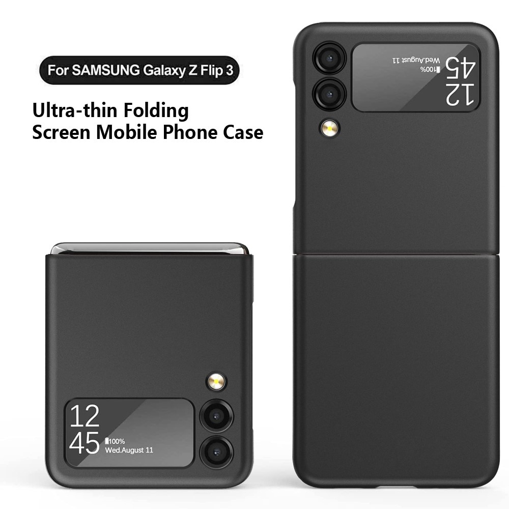 Funda rígida engomada Samsung Galaxy Z Flip 3 Plata