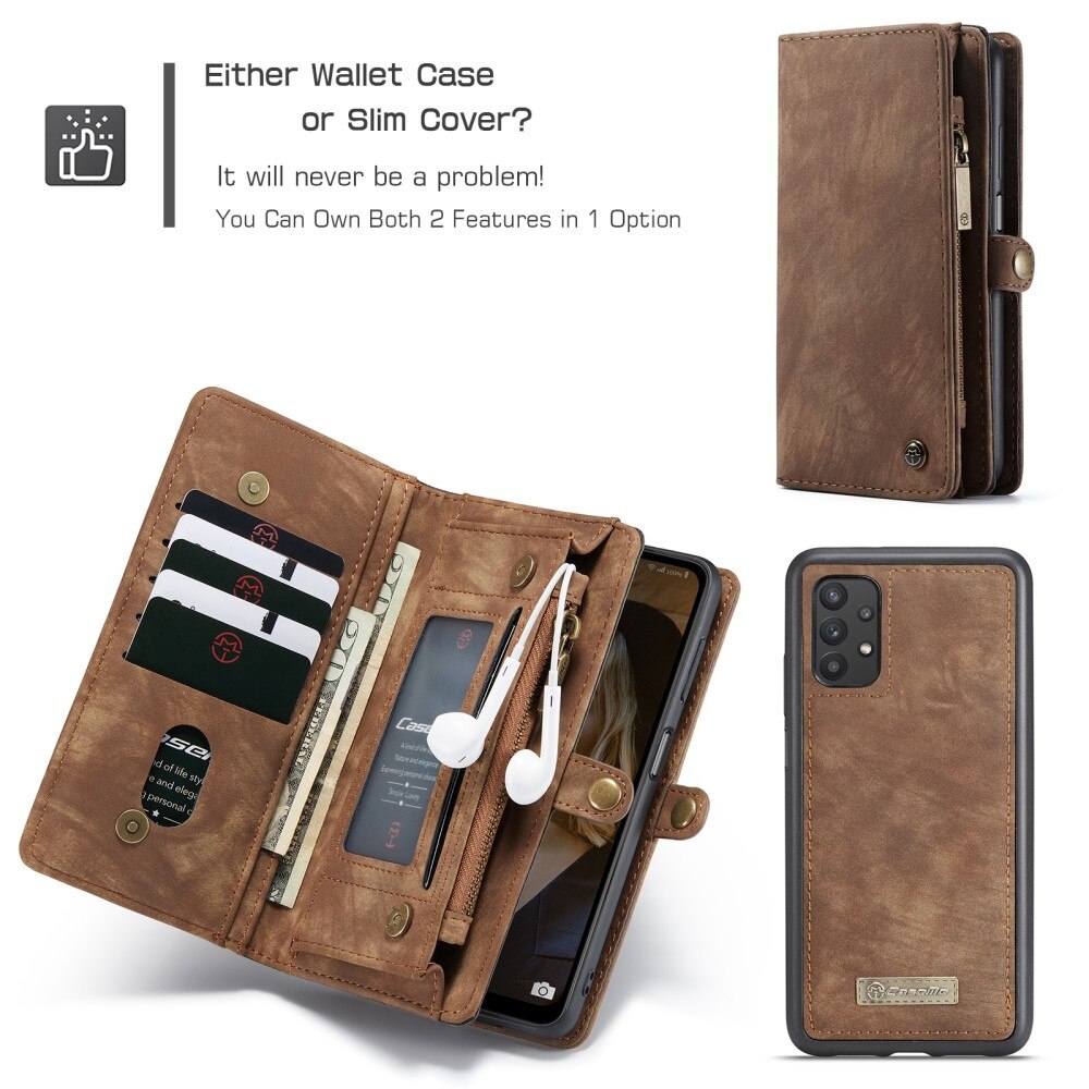 Cartera Multi-Slot Samsung Galaxy A32 5G Marrón