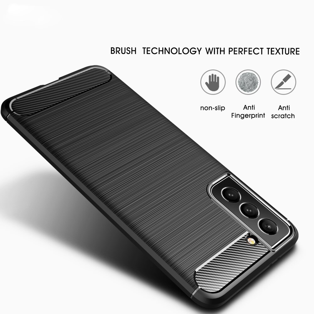 Funda Brushed TPU Case Samsung Galaxy S22 Plus Black