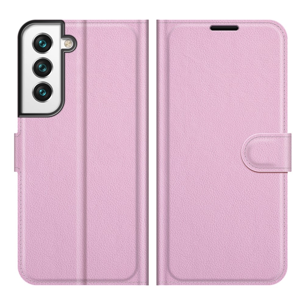 Funda cartera Samsung Galaxy S22 Rosa