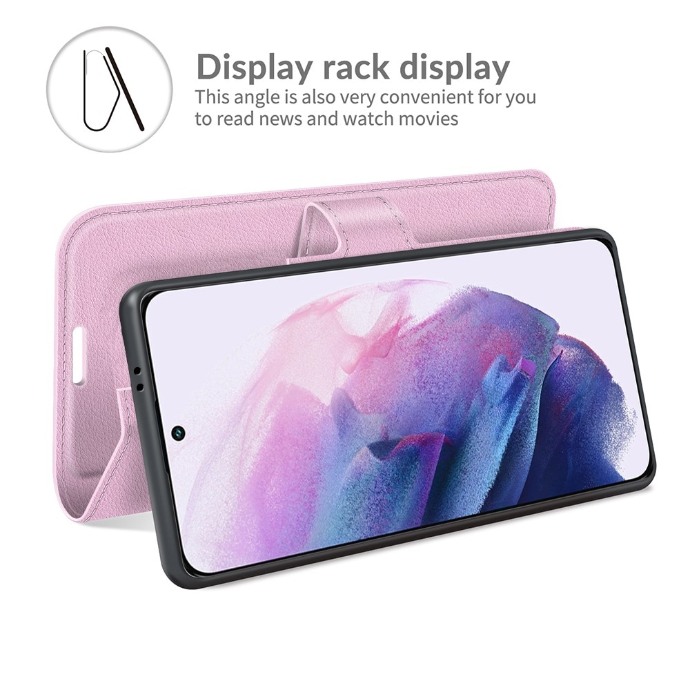 Funda cartera Samsung Galaxy S22 Rosa