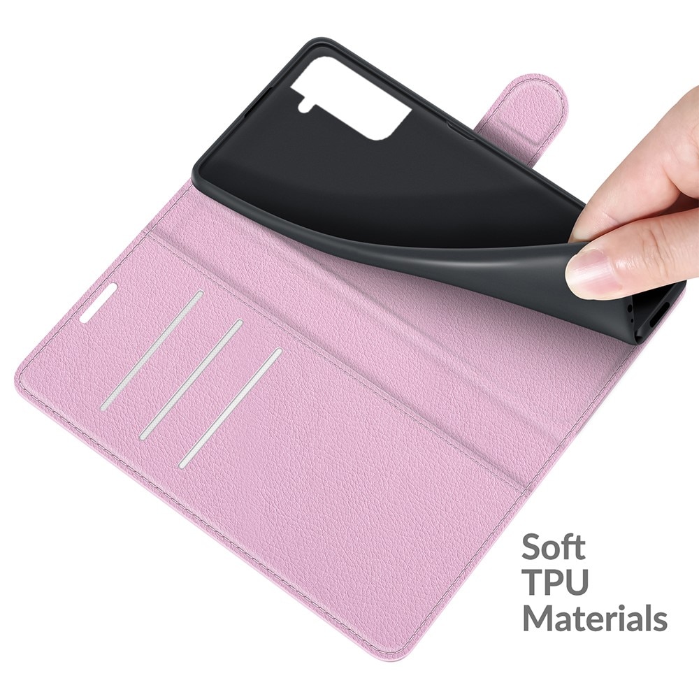 Funda cartera Samsung Galaxy S22 Rosa