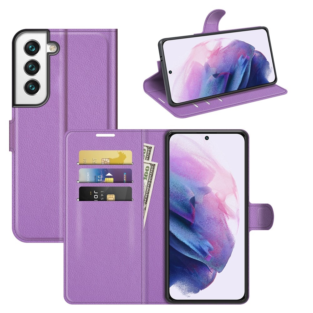 Funda cartera Samsung Galaxy S22 Púrpura