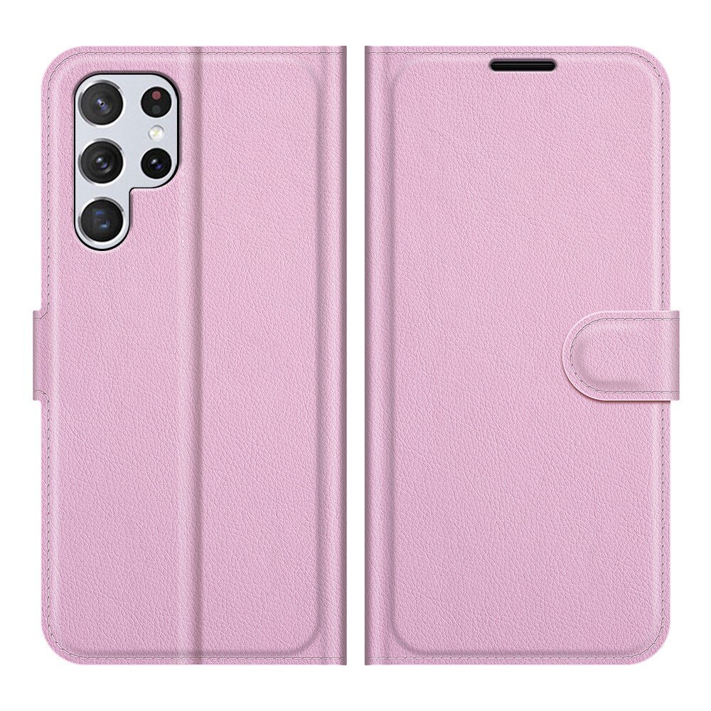 Funda cartera Samsung Galaxy S22 Ultra Rosa