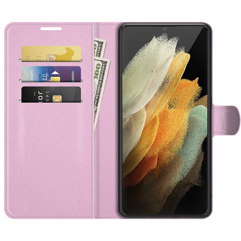 Funda cartera Samsung Galaxy S22 Ultra Rosa