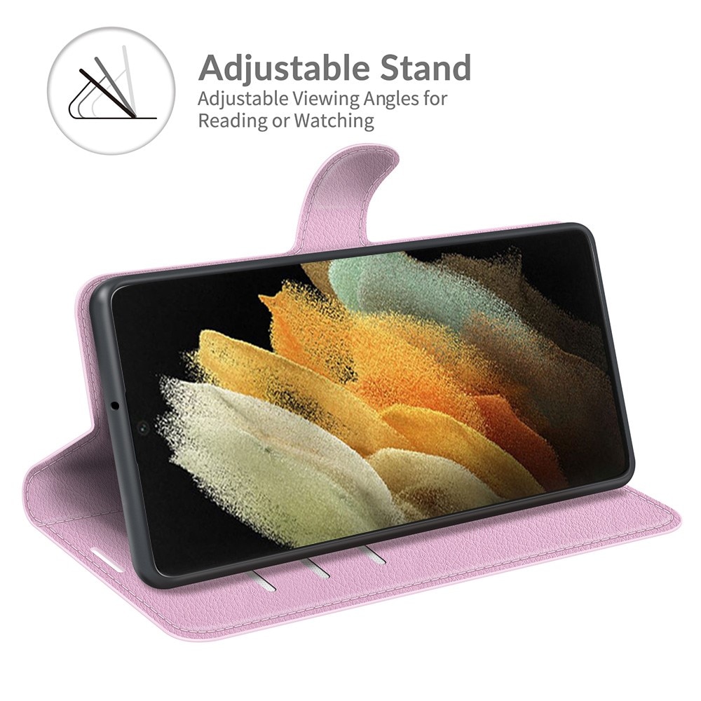 Funda cartera Samsung Galaxy S22 Ultra Rosa