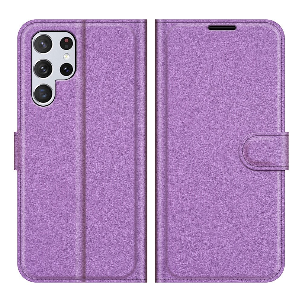 Funda cartera Samsung Galaxy S22 Ultra Púrpura