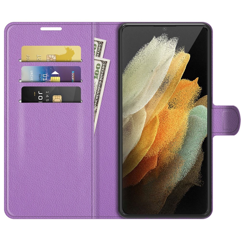 Funda cartera Samsung Galaxy S22 Ultra Púrpura