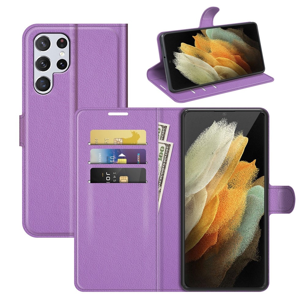 Funda cartera Samsung Galaxy S22 Ultra Violeta