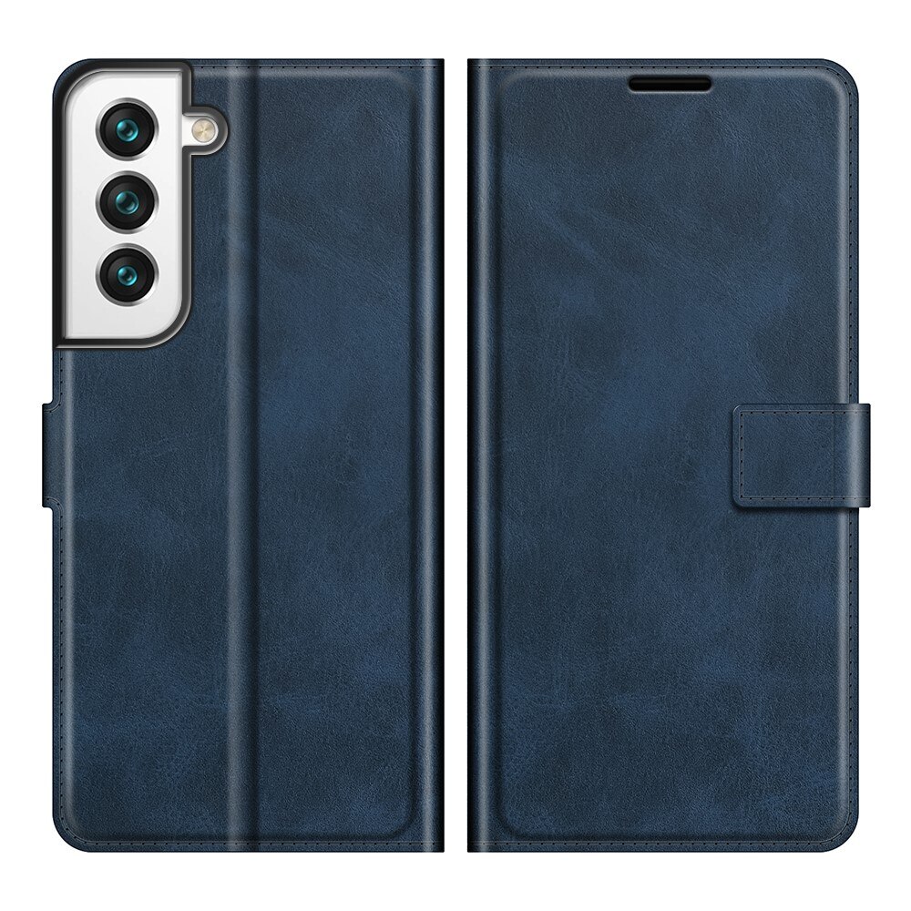 Cartera Leather Wallet Samsung Galaxy S22 Blue