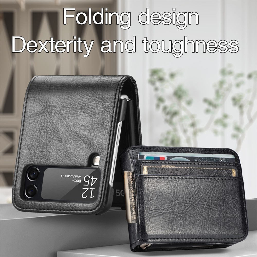 Funda cartera Samsung Galaxy Z Flip 3 Negro