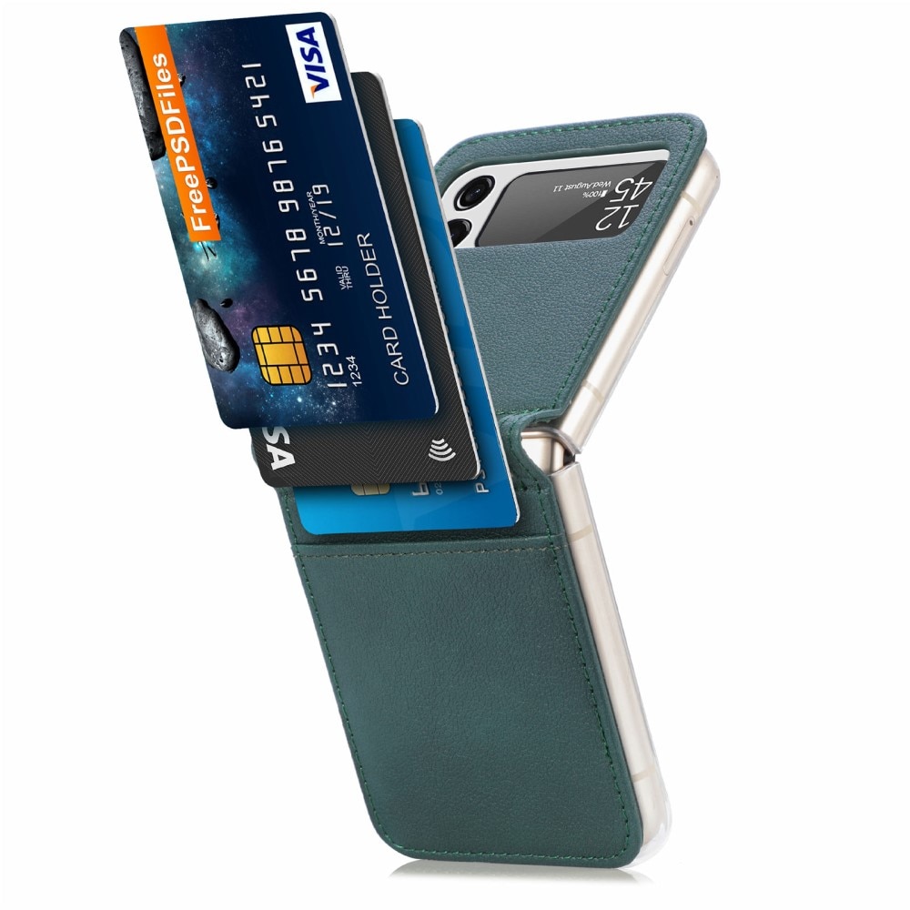 Cartera Slim Card Wallet Samsung Galaxy Z Flip 3 Verde