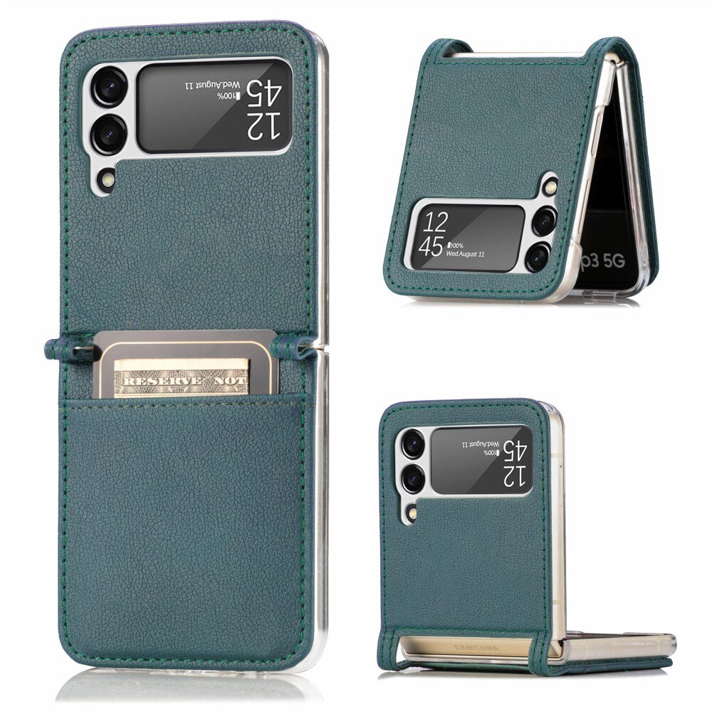 Cartera Slim Card Wallet Samsung Galaxy Z Flip 3 Verde