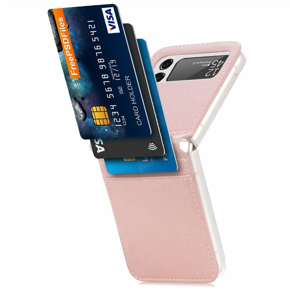 Cartera Slim Card Wallet Samsung Galaxy Z Flip 3 Rosado