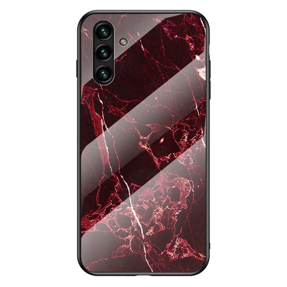 Funda vidrio templado Samsung Galaxy A13 5G Mármol rojo