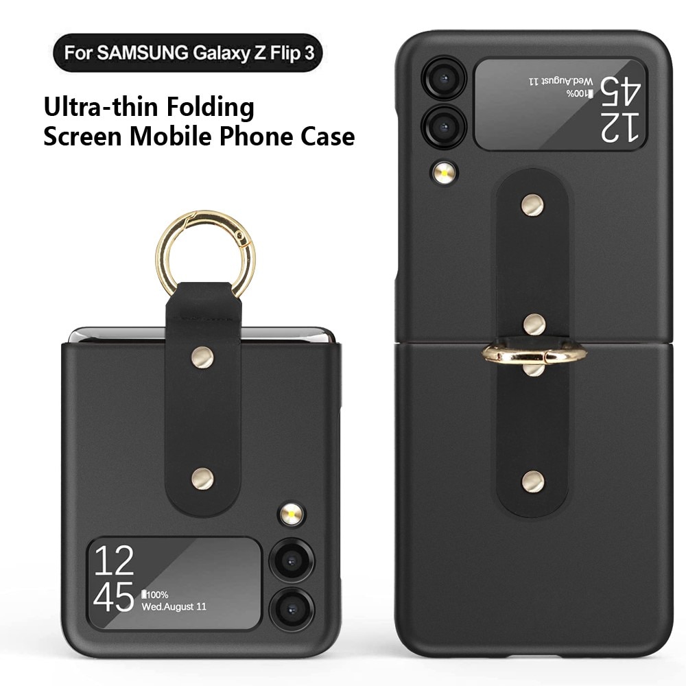 Funda con porta anillos Samsung Galaxy Z Flip 3 Negro