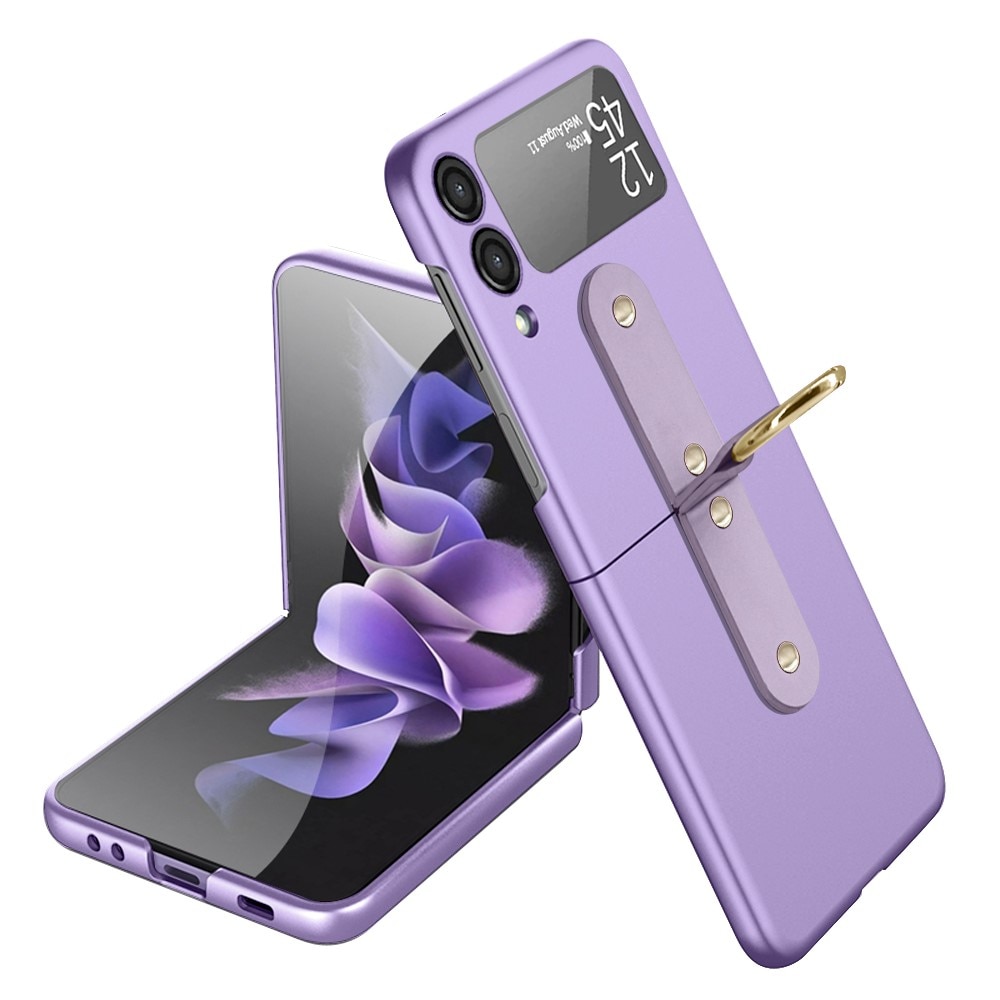 Funda con porta anillos Samsung Galaxy Z Flip 3 Violeta