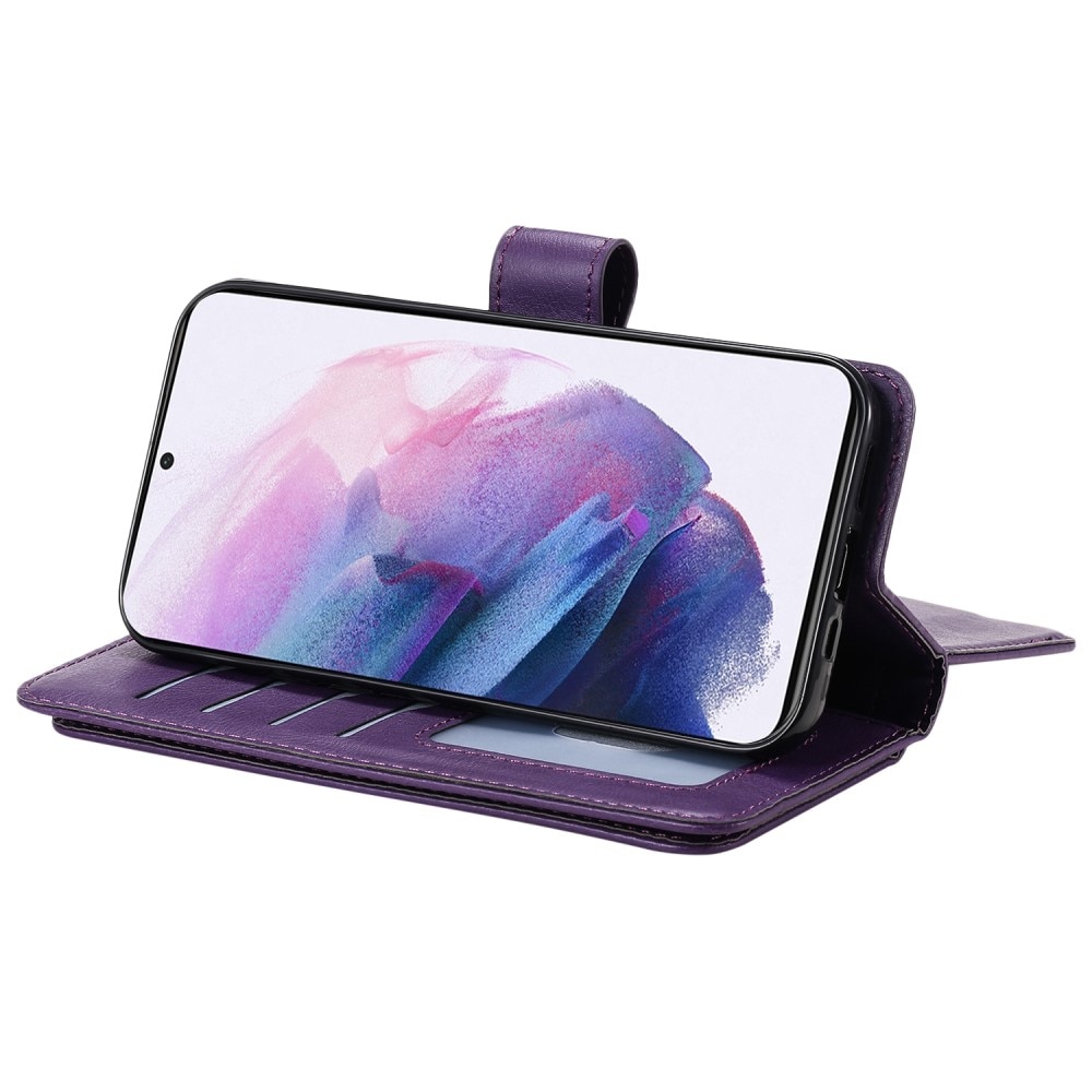 Funda cartera Multi-slot Samsung Galaxy S22, violeta