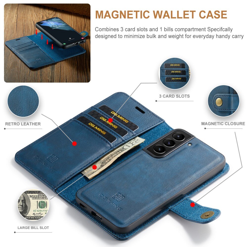 Cartera Magnet Wallet Samsung Galaxy S22 Plus Blue