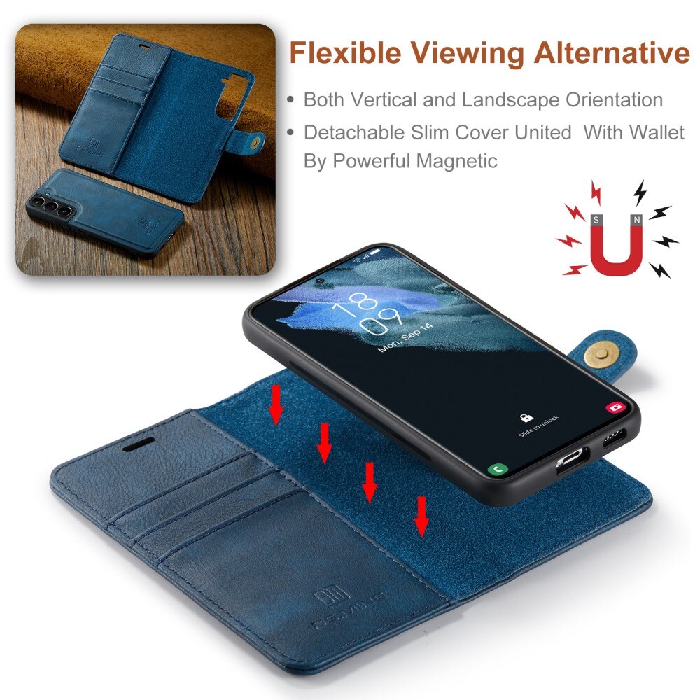 Cartera Magnet Wallet Samsung Galaxy S22 Plus Blue